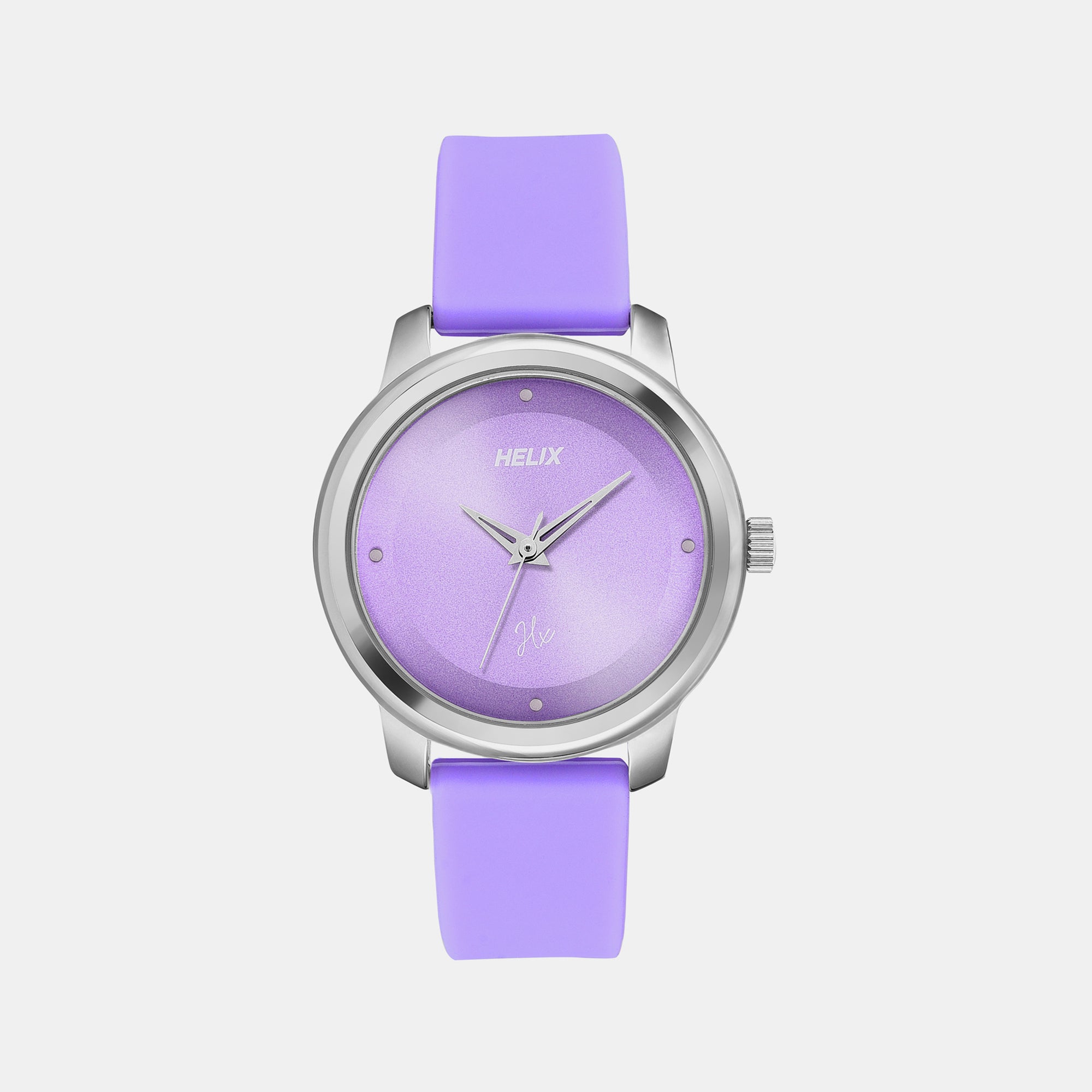 Helix Round Purple Analog watch