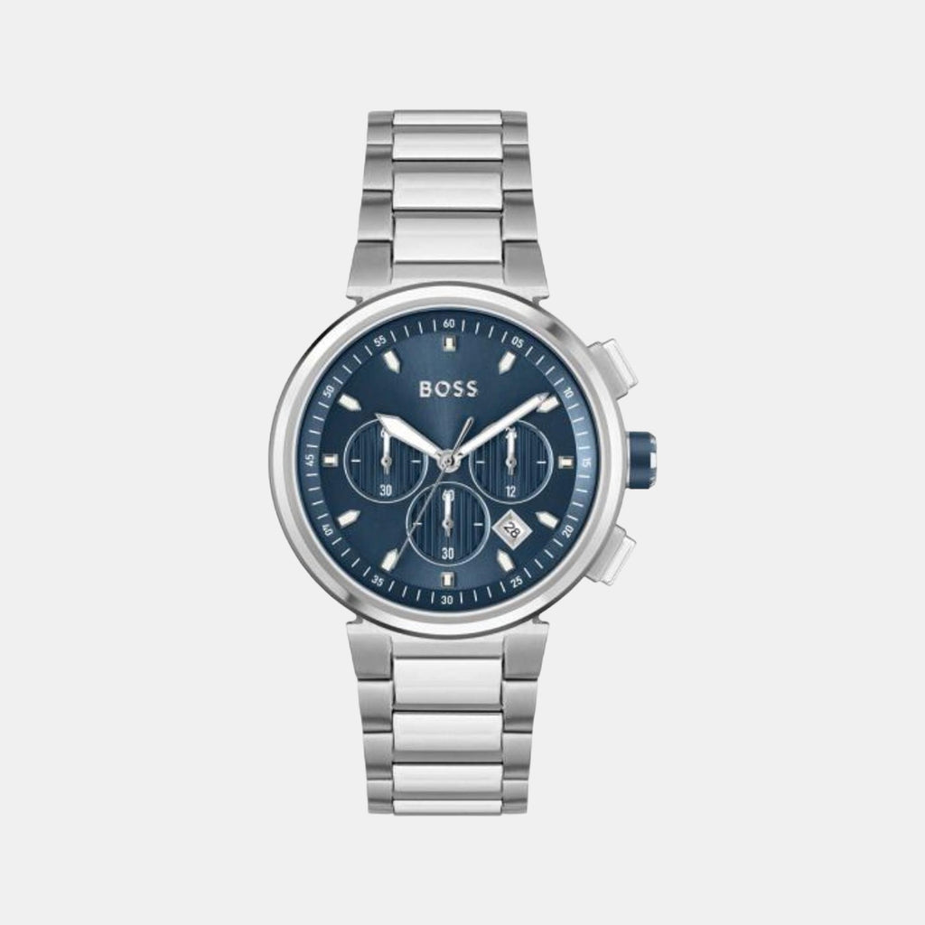 Boss Round Blue Chronograph watch