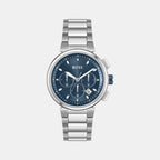 Boss Round Blue Chronograph watch