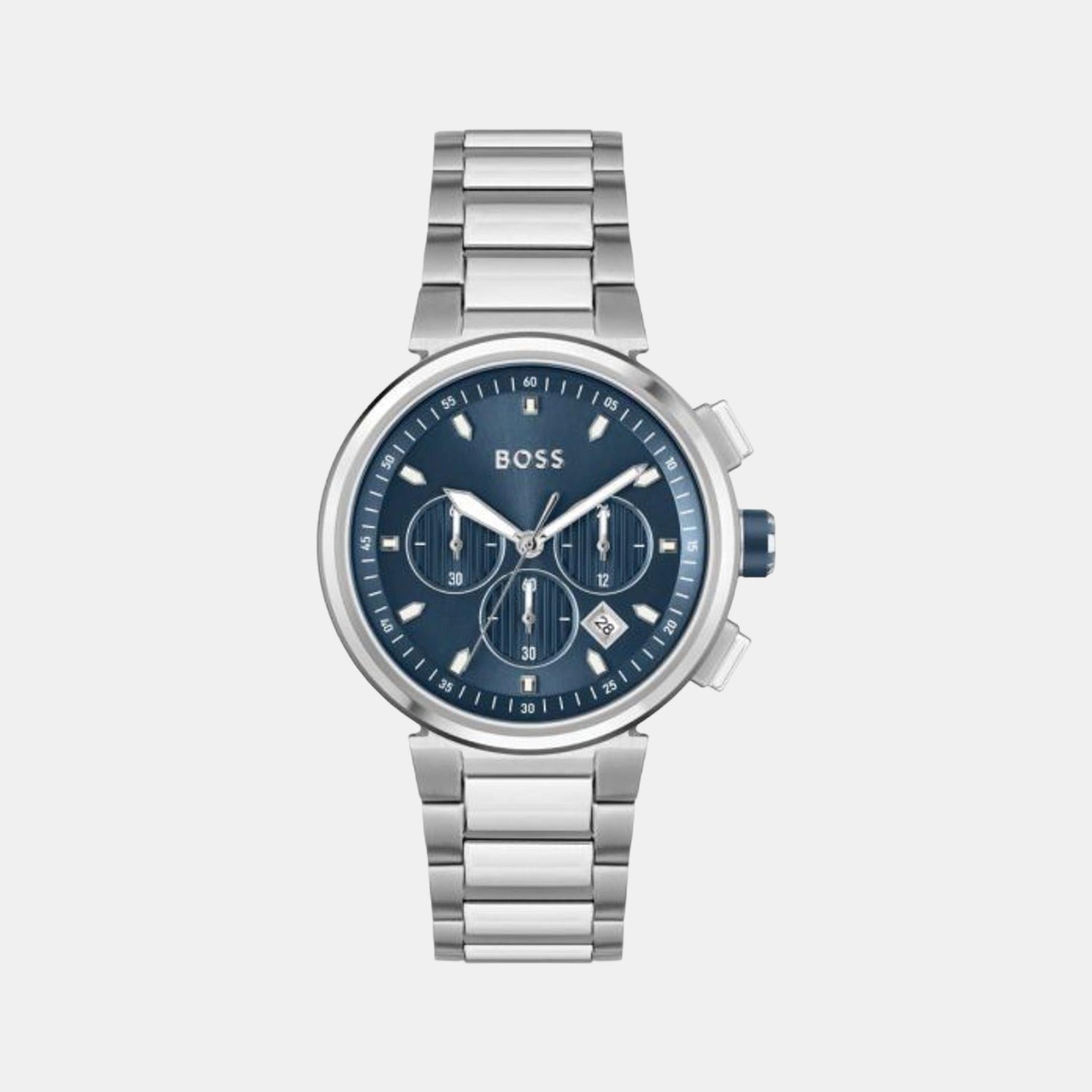 Boss Round Blue Chronograph watch