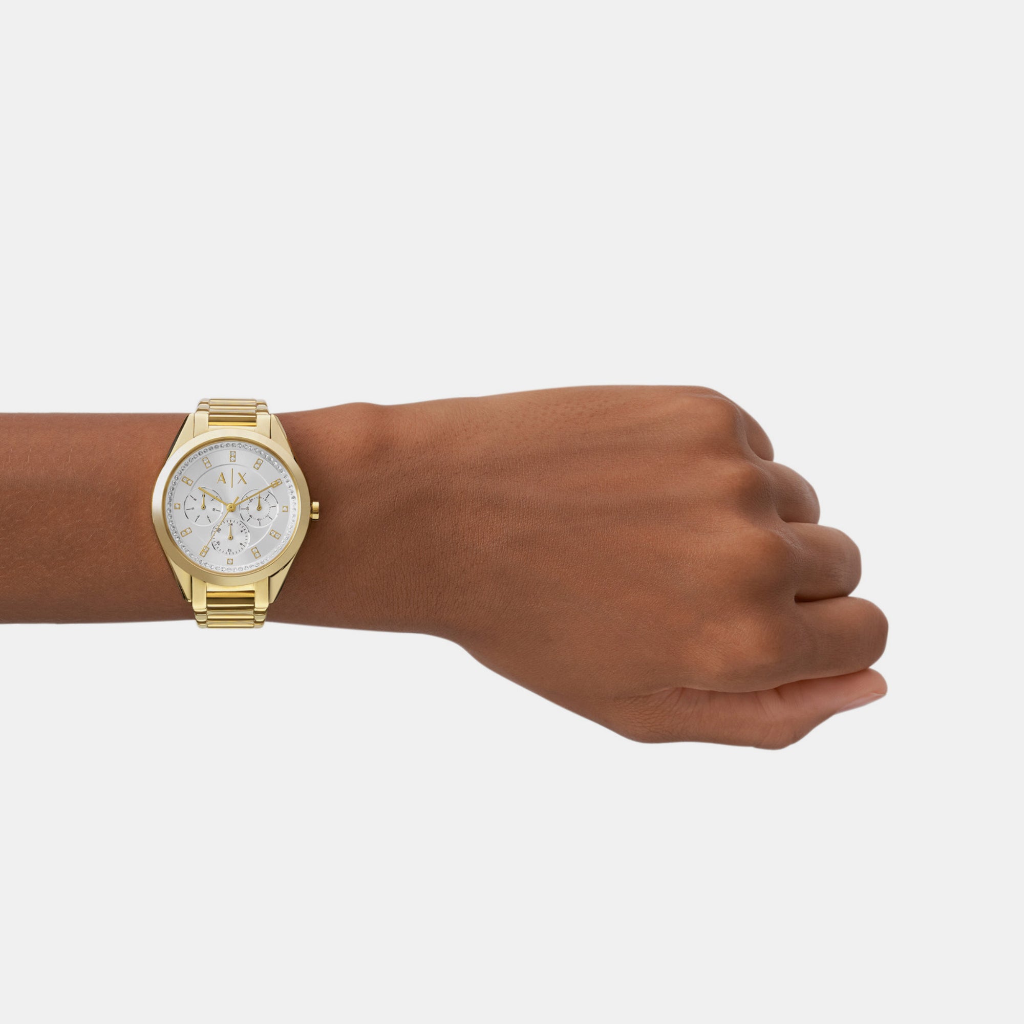 Armani Exchange Stainless Steel Round watch