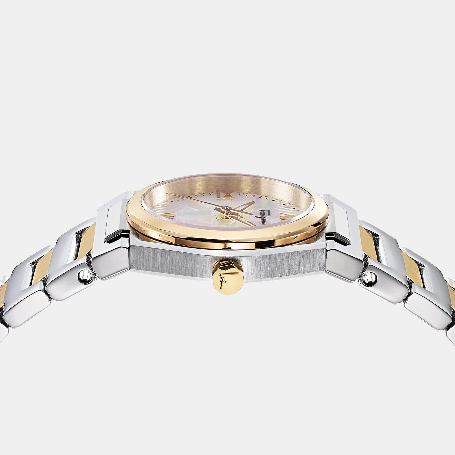 Ferragamo Women Round White watch