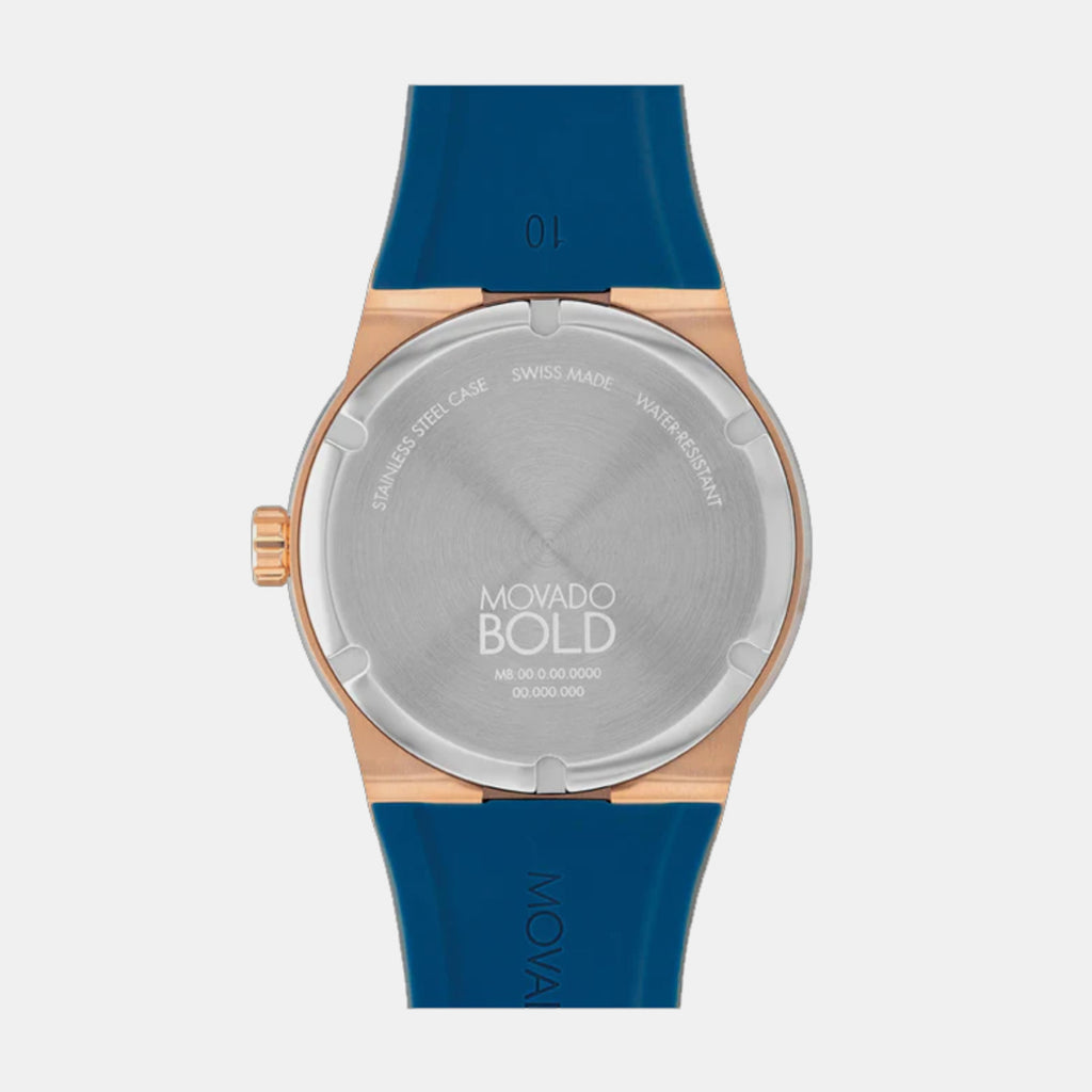 Movado Men Round Blue watch