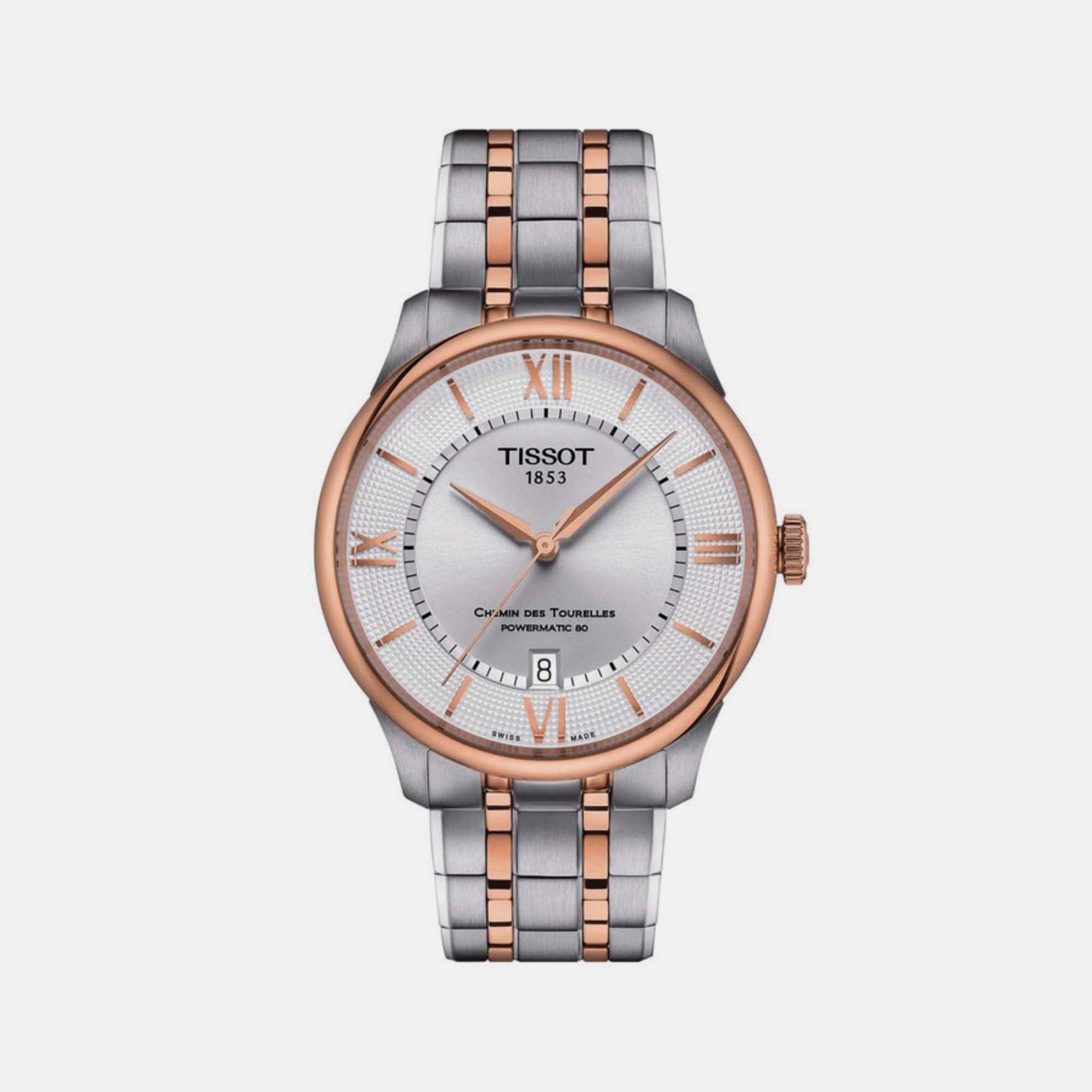 Tissot Round Silver Analog watch