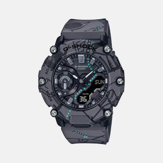 Male Grey Analog-Digital Resin Watch G1368