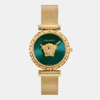 Versace Round Green Analog watch