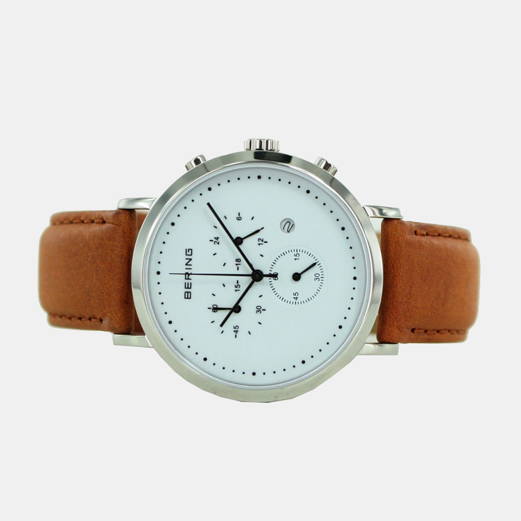 Bering Men Round White watch