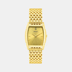 Seiko Rectangular Gold Analog watch