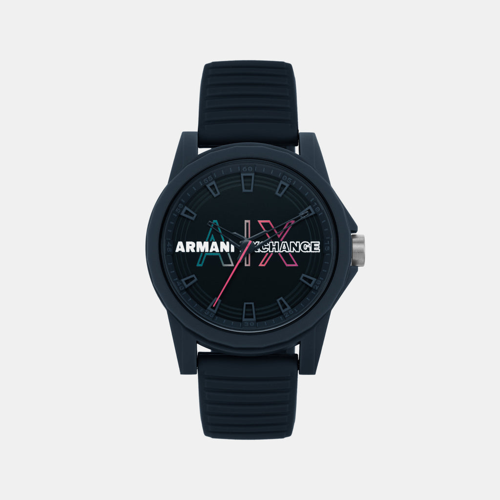 Armani Exchange Round Blue Analog watch