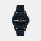 Armani Exchange Round Blue Analog watch