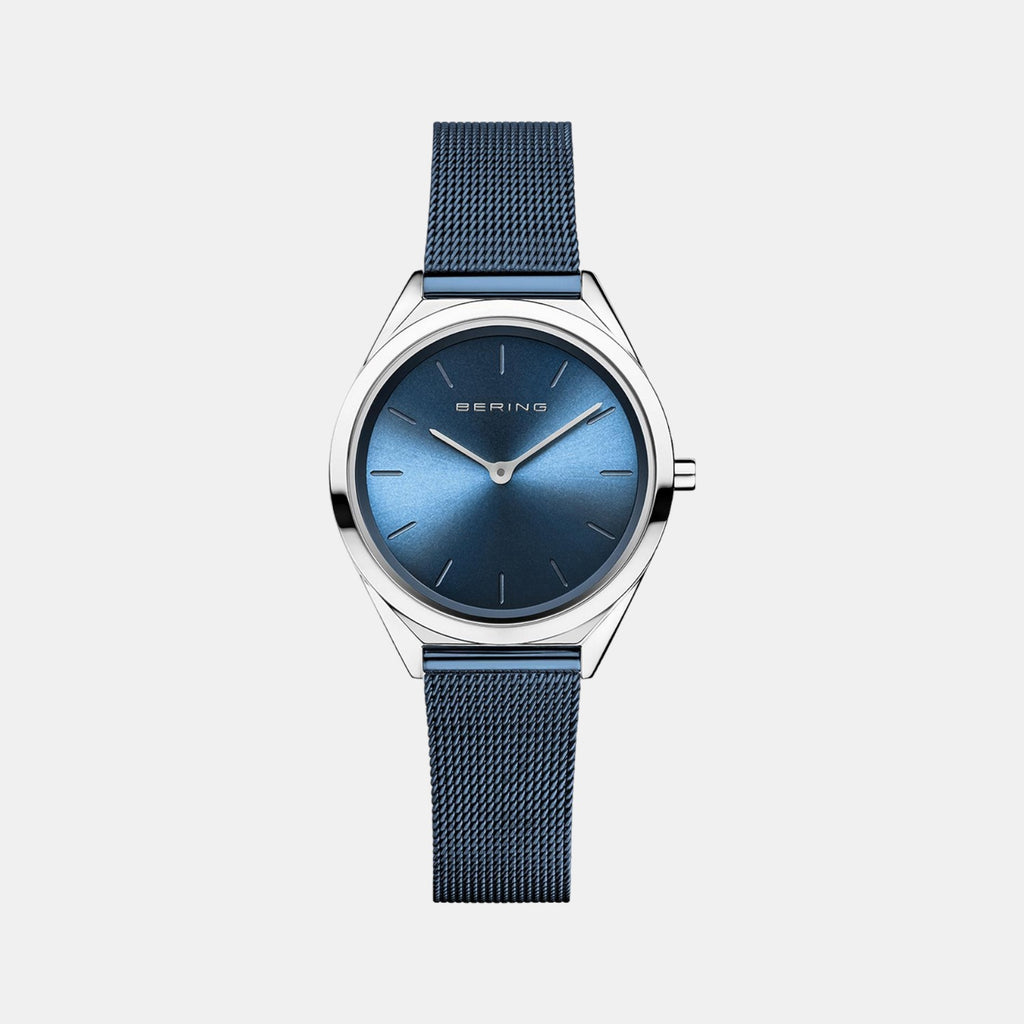 Bering Round Blue Analog watch
