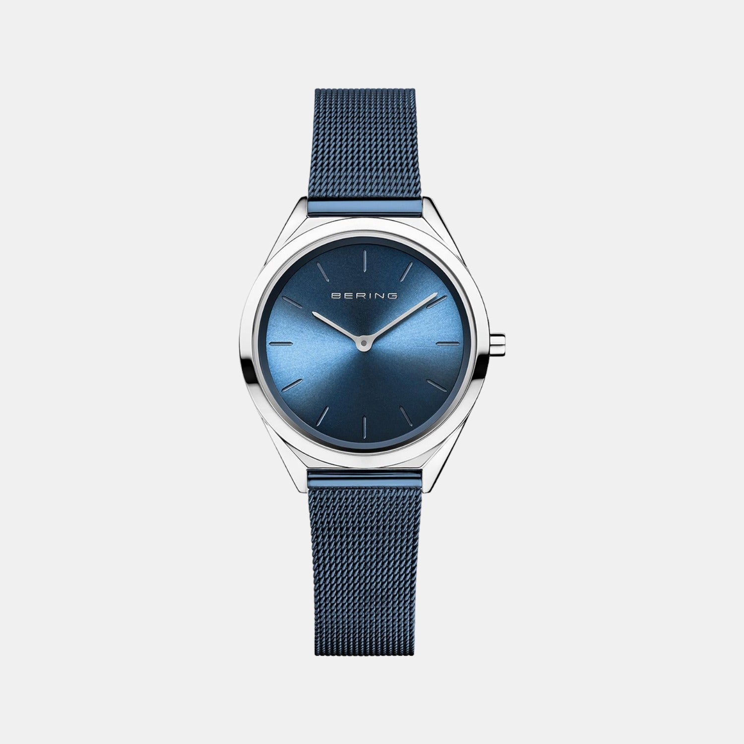 Bering Round Blue Analog watch