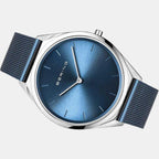 Bering Men Round Blue watch