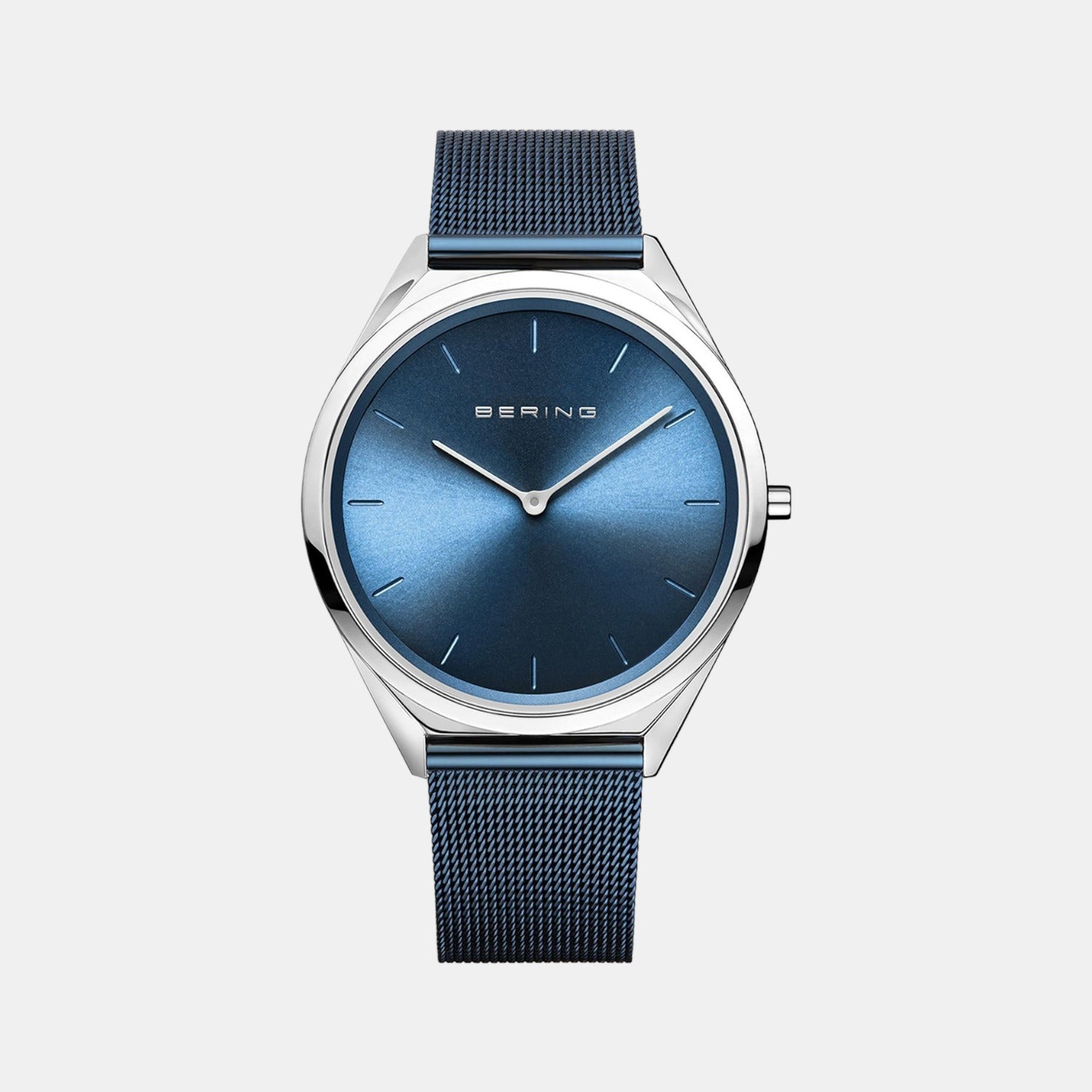 Bering Round Blue Analog watch