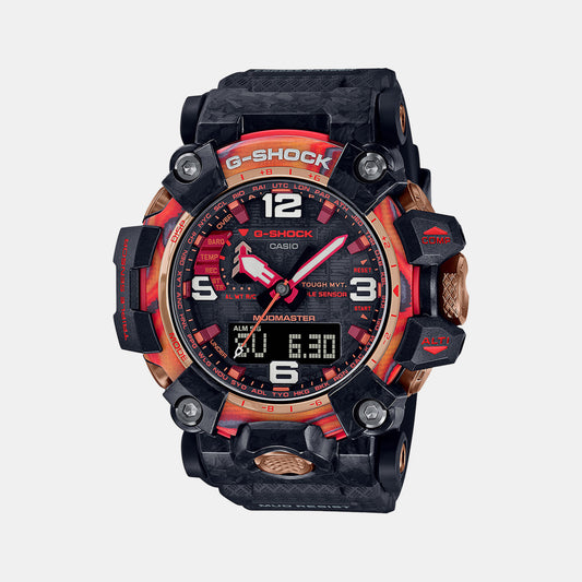 Male Black Analog-Digital Resin Watch G1322