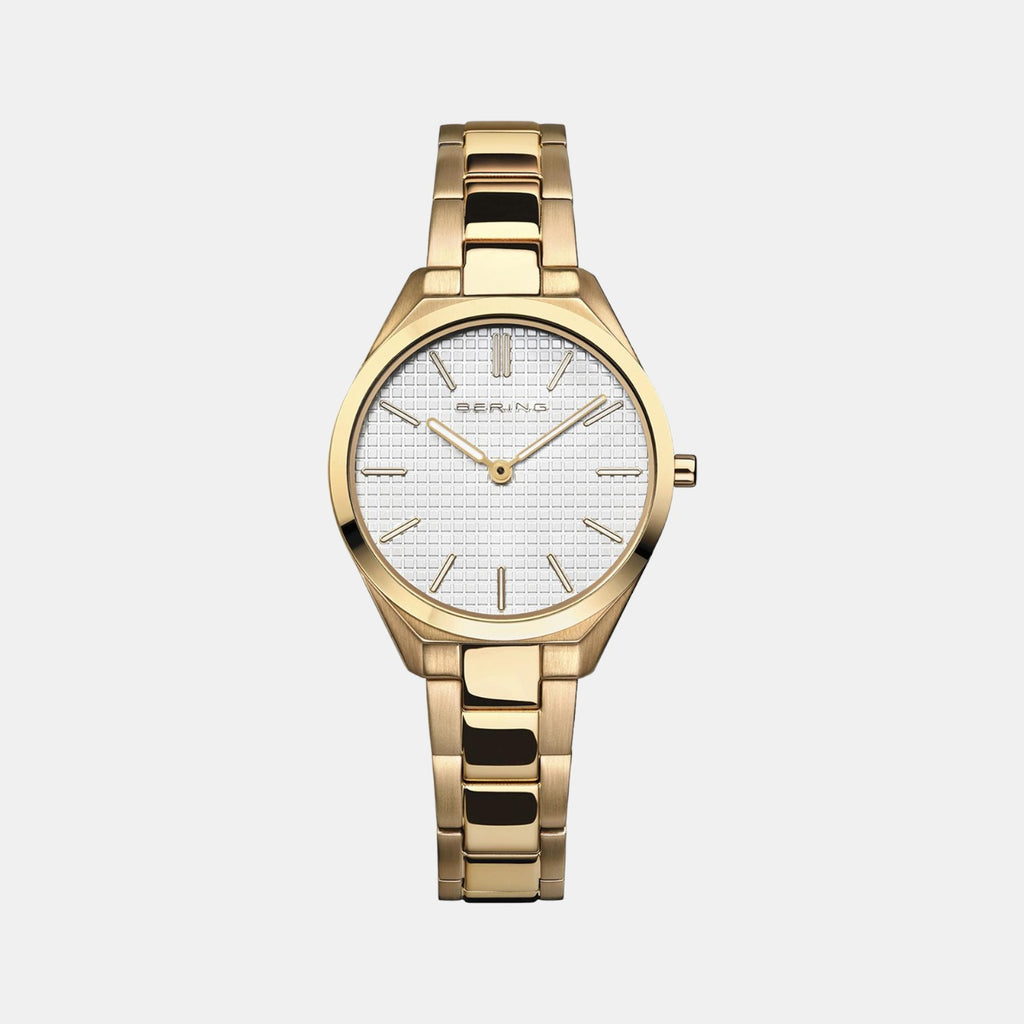 Bering Round White Analog watch