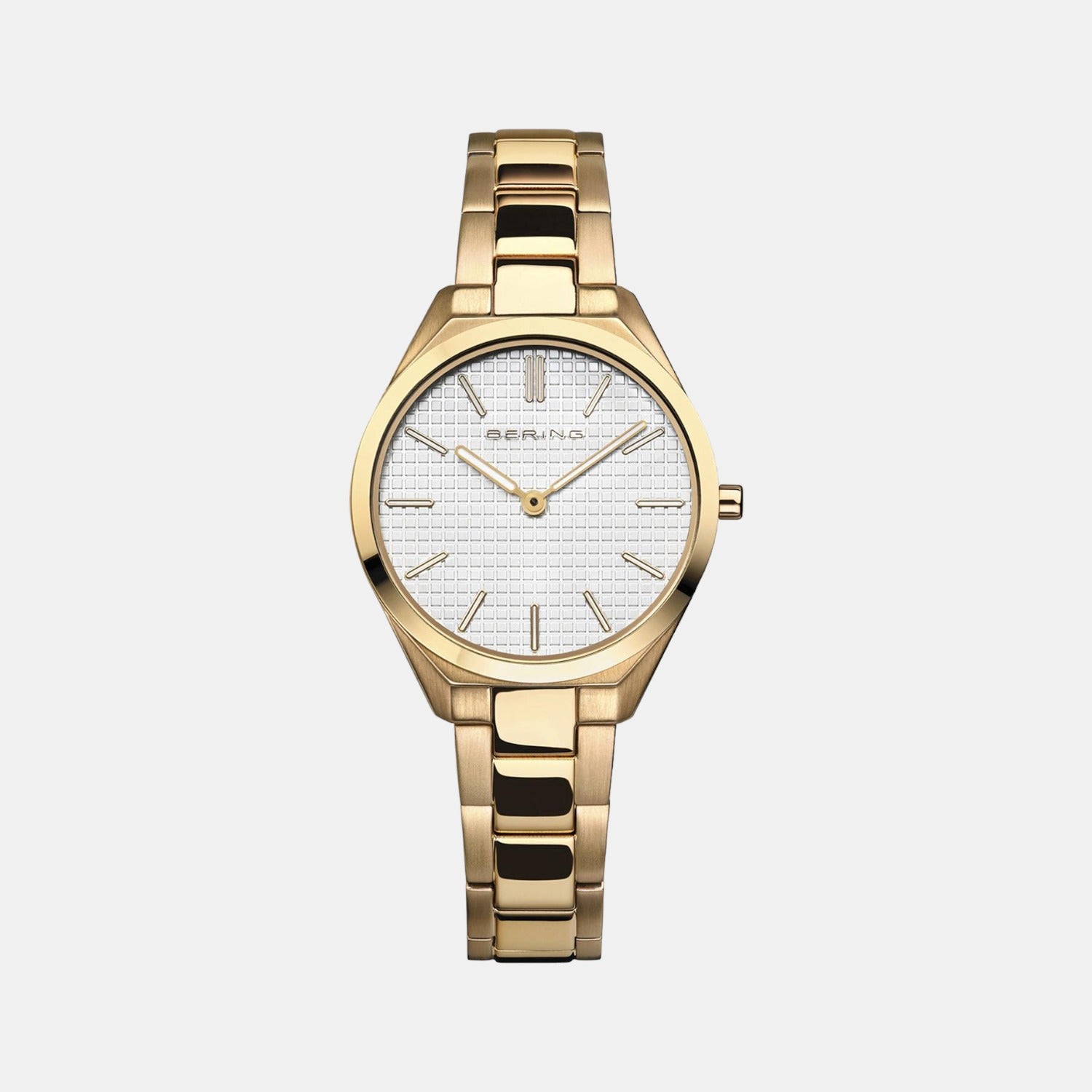 Bering Round White Analog watch