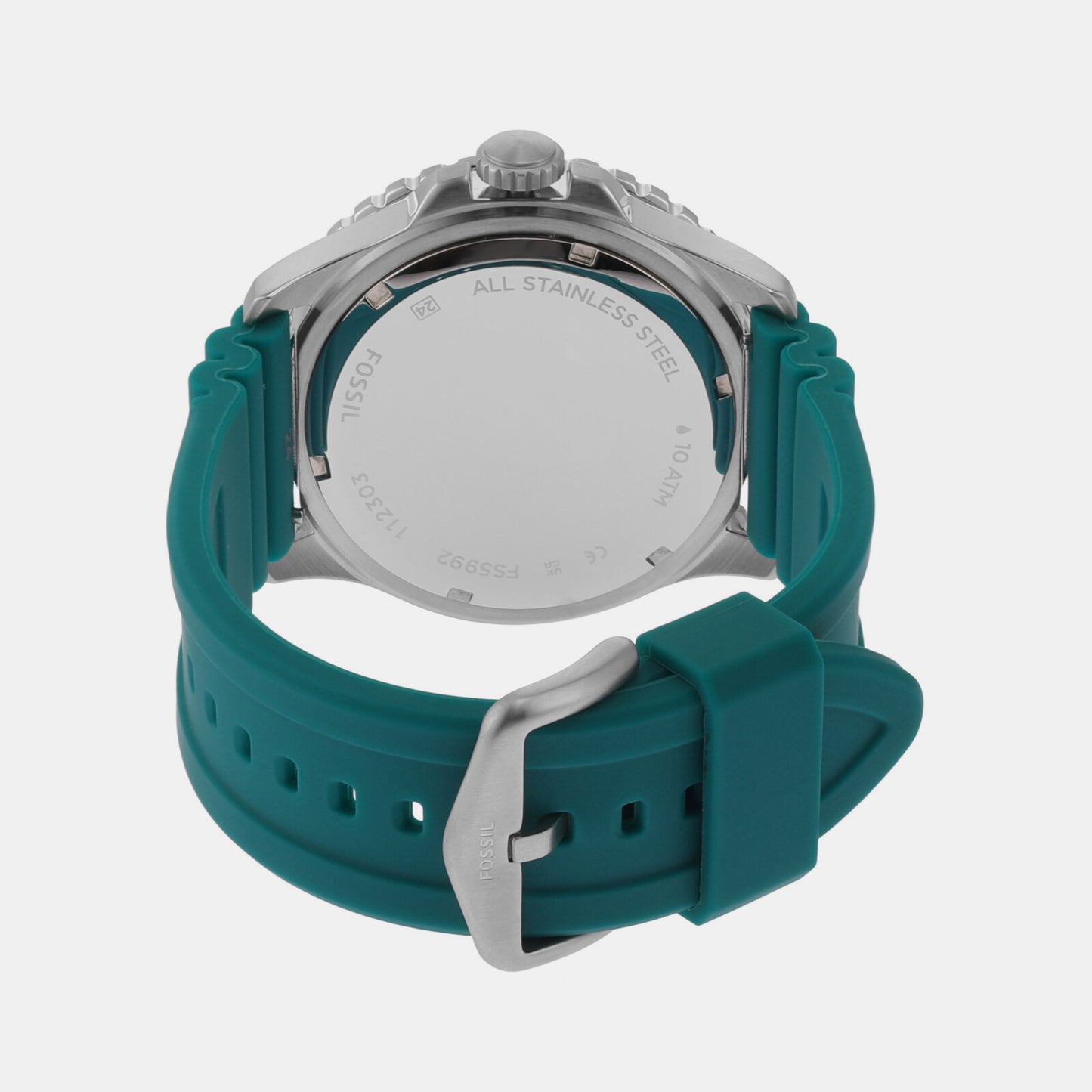 Male Green Analog Silicone Watch FS5992