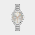Boss Round Silver Chronograph watch