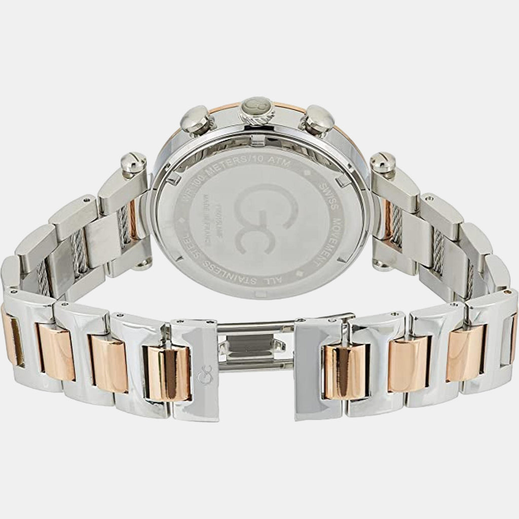 Men Quartz Grey Dial Chronograph Stainless Steel Watch Y16015L5MF