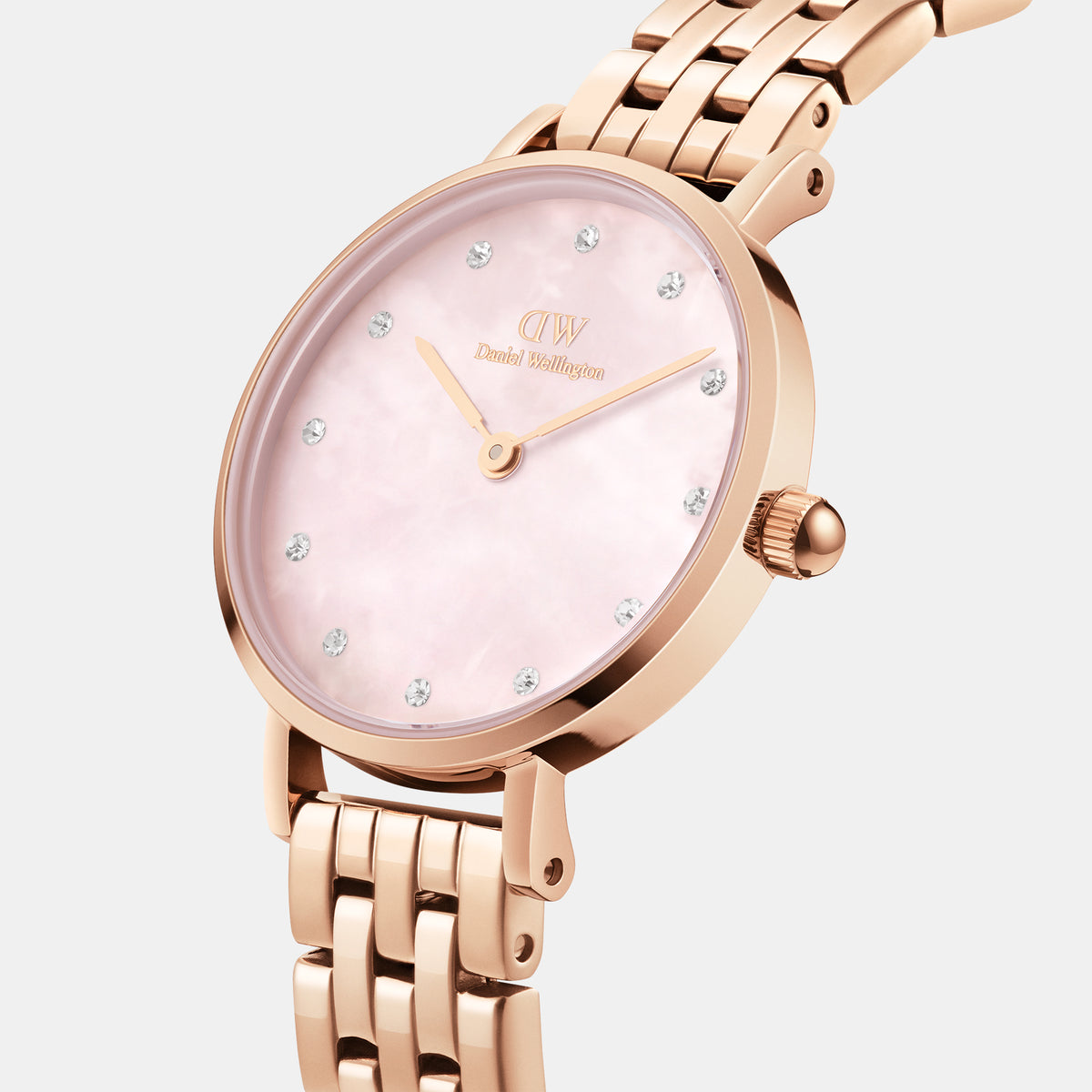 Daniel Wellington Women Round Mother Of Pearl watch