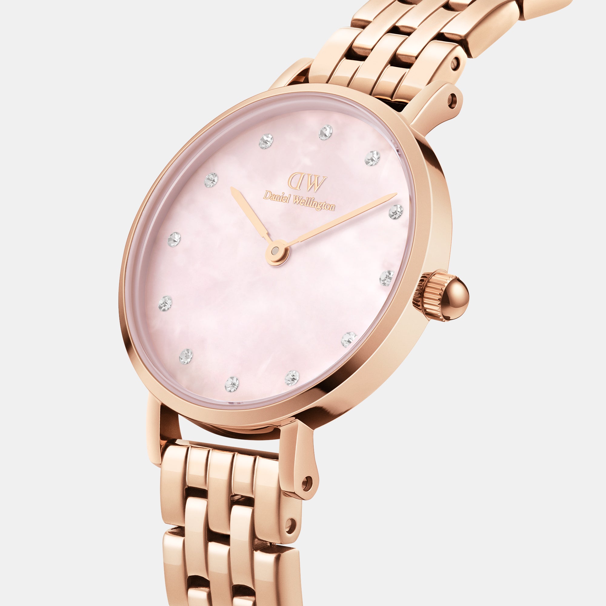Daniel Wellington Women Round Mother Of Pearl watch