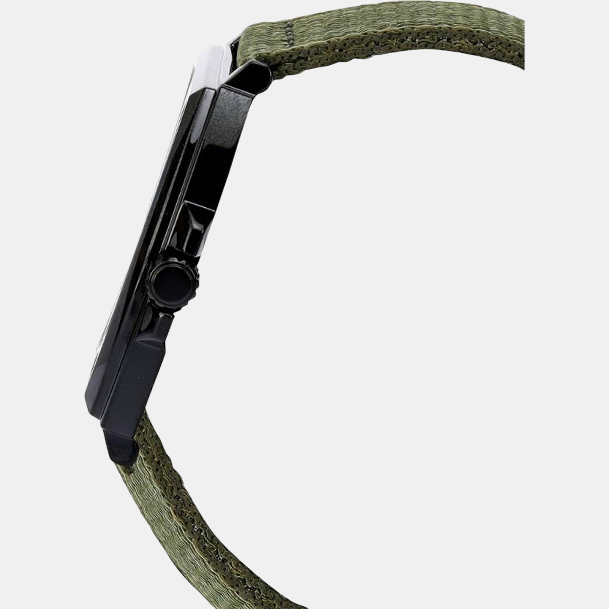 Enticer Men Quartz Black Dial Analog Fabric Watch A2122