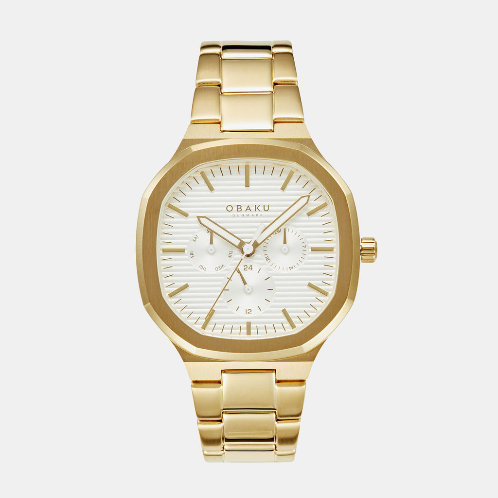 Obaku Octagon Silver Analog watch