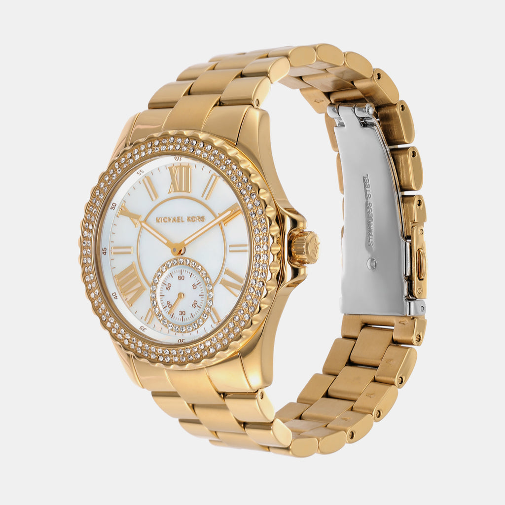 Michael Kors Women Round Gold watch