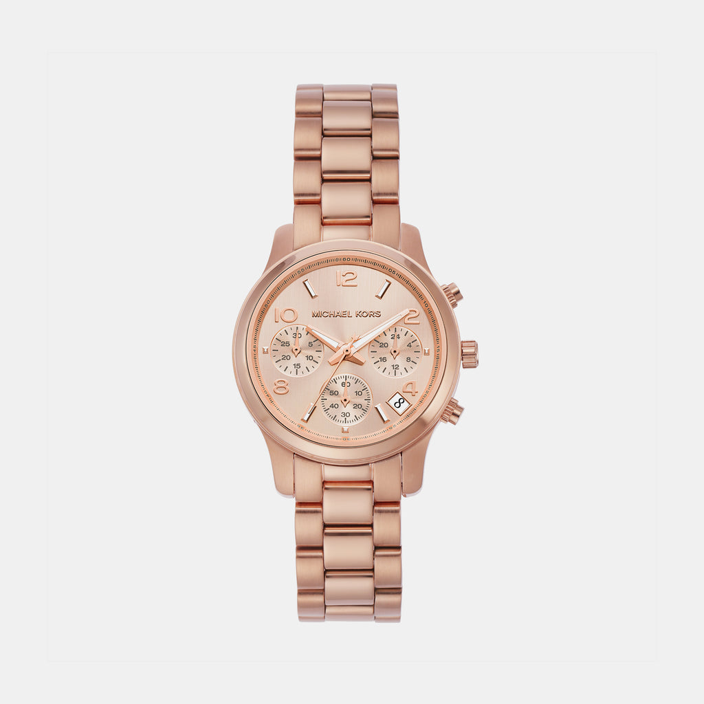 Michael Kors Round Rose Gold Chronograph watch