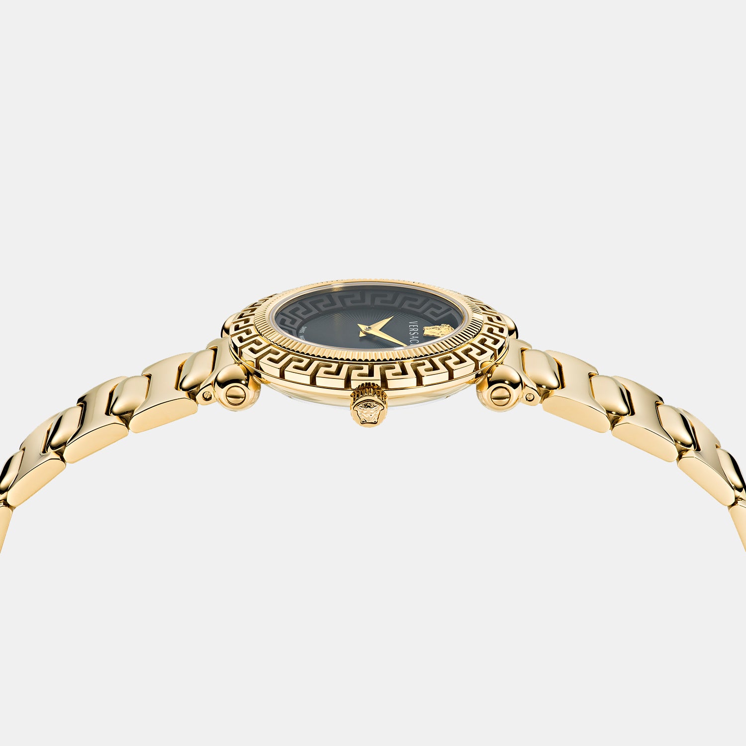 Versace Women Round Black watch