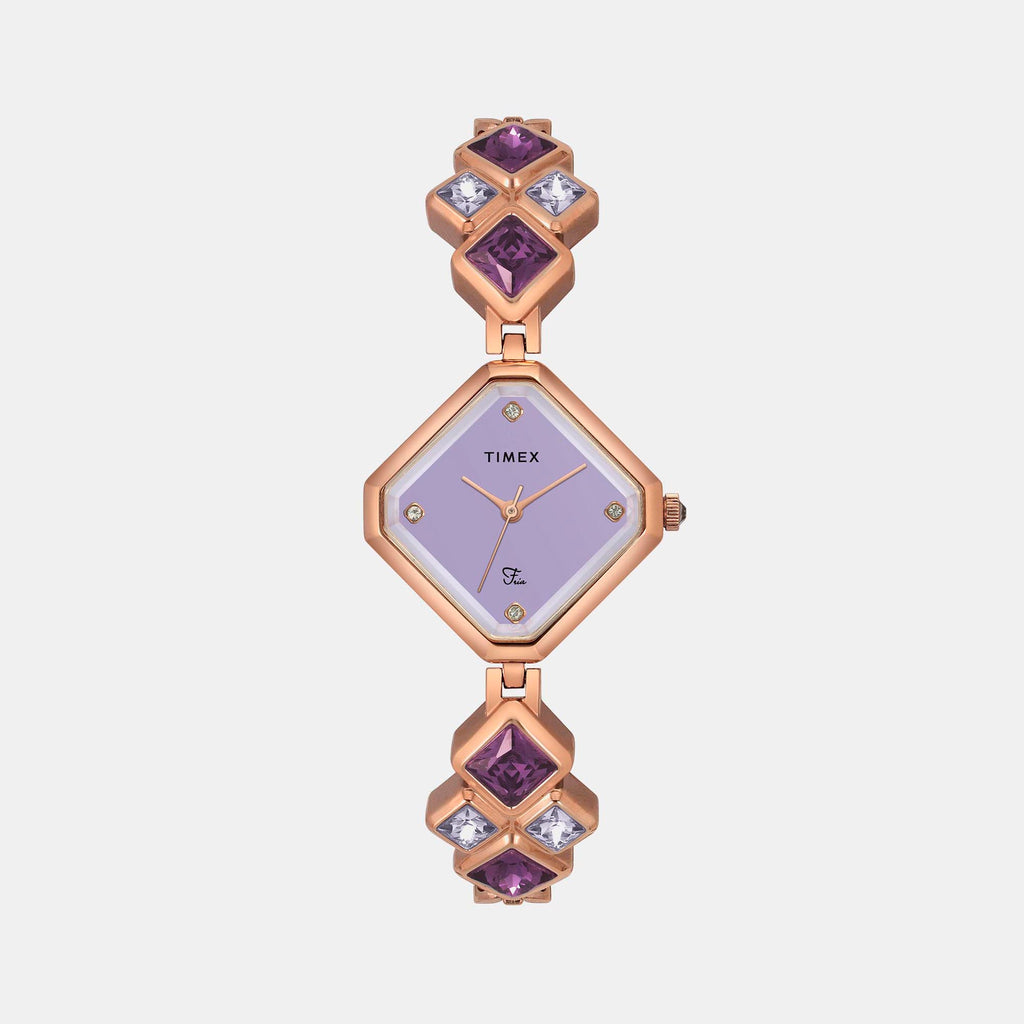 Timex Rhombus Mother Of Pearl Analog watch