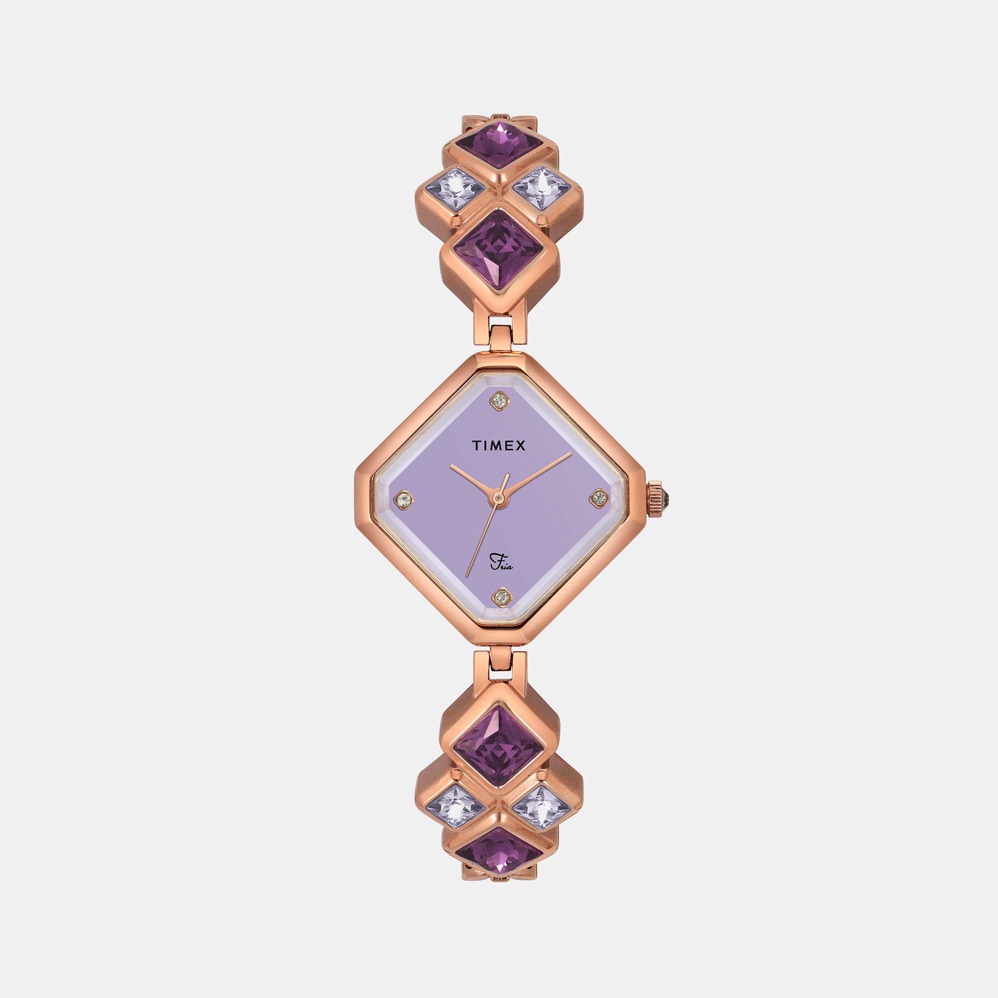 Timex Rhombus Mother Of Pearl Analog watch