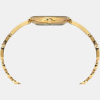 Women Quartz White Dial Analog Stainless Steel Watch TWEL15401