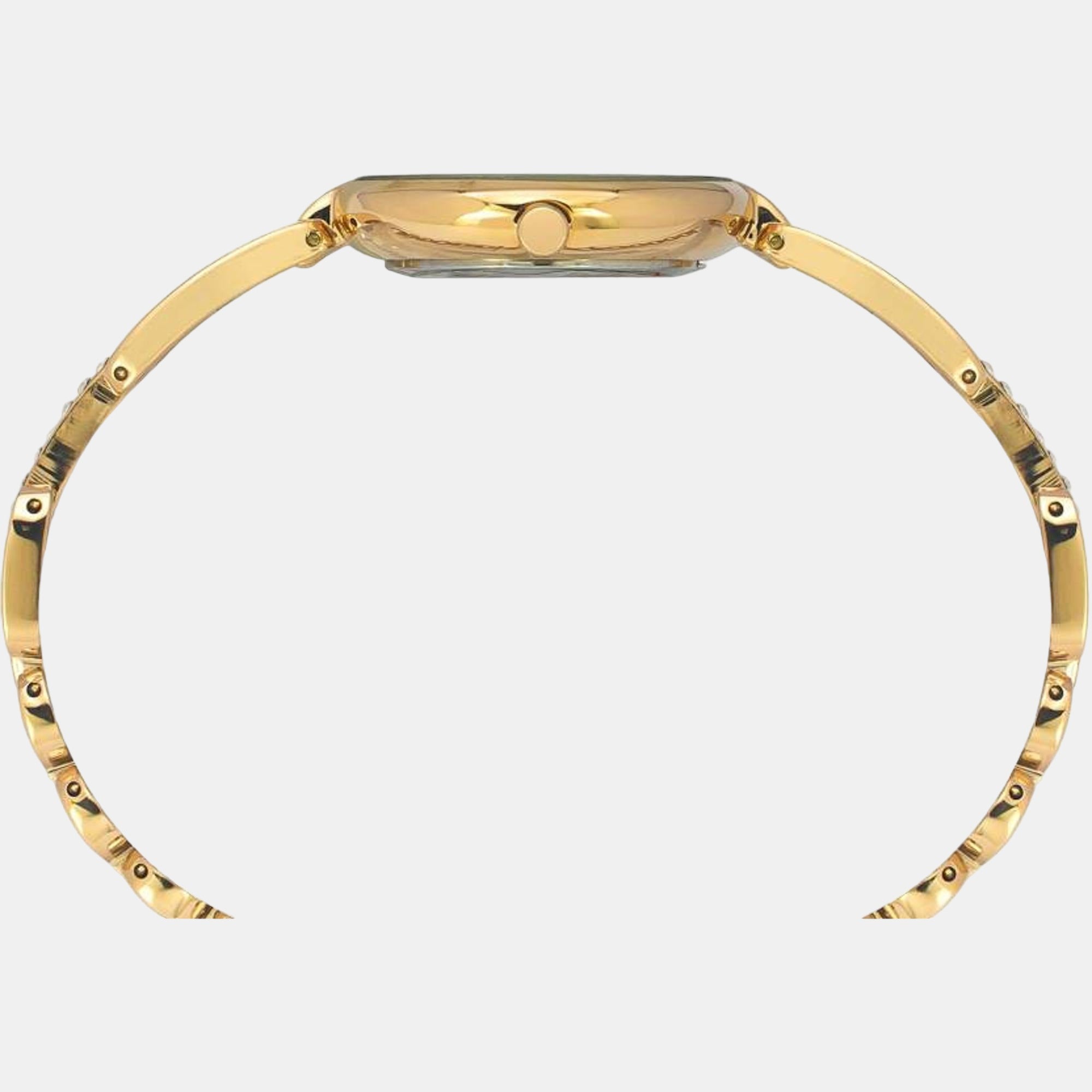 Women Quartz White Dial Analog Stainless Steel Watch TWEL15401