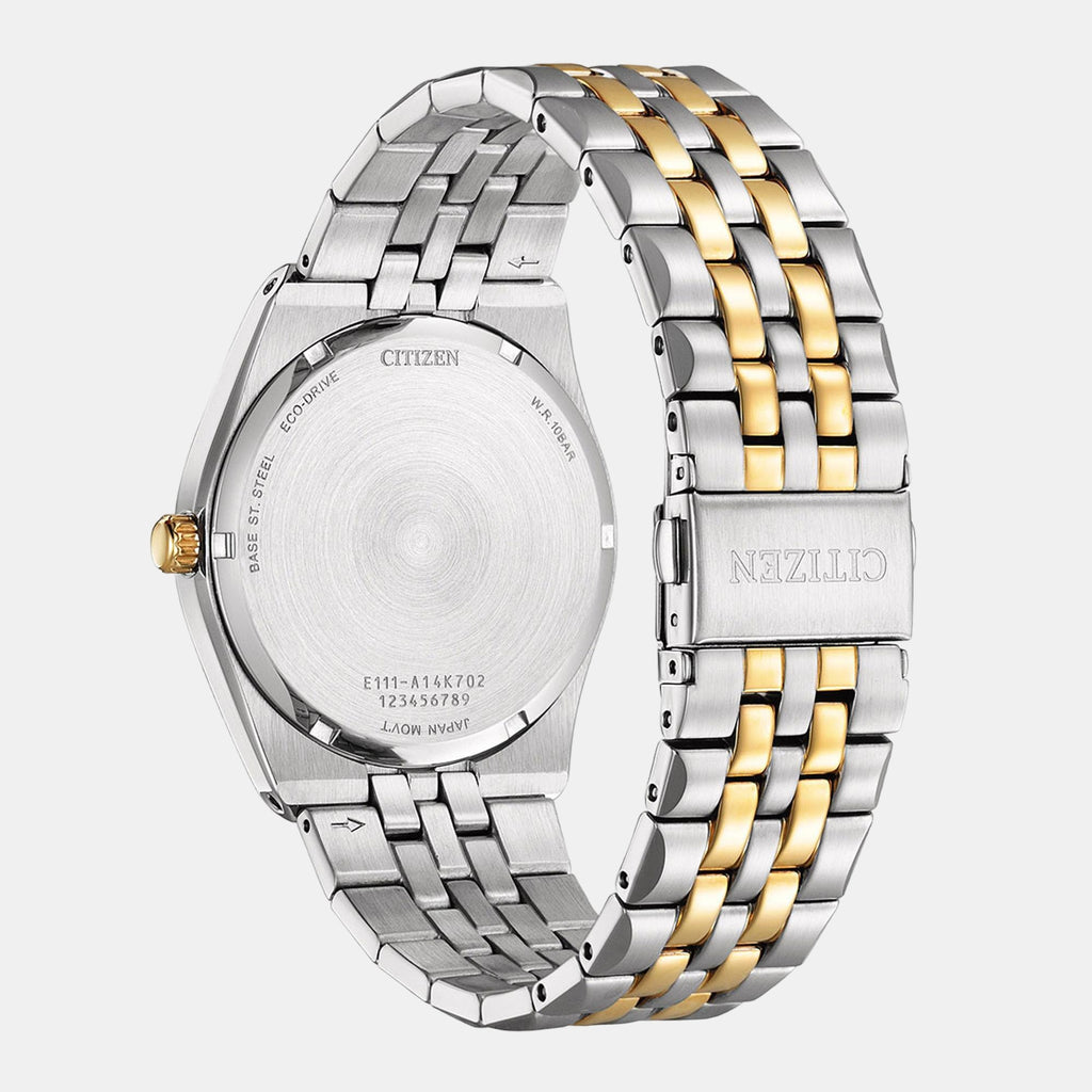 Corso Men Eco-Drive Green Dial Analog Stainless Steel Watch BM7339-89X