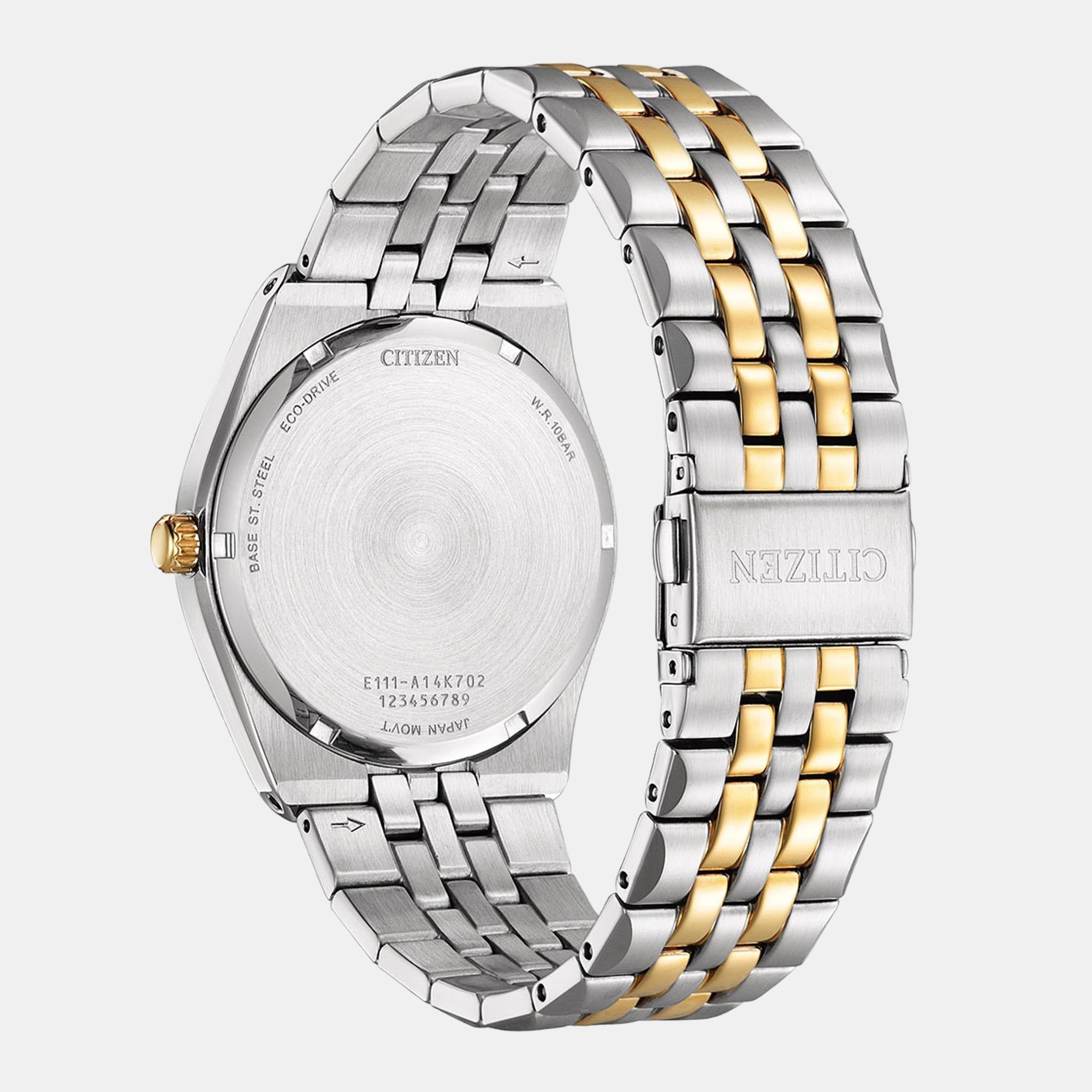 Corso Men Eco-Drive Green Dial Analog Stainless Steel Watch BM7339-89X