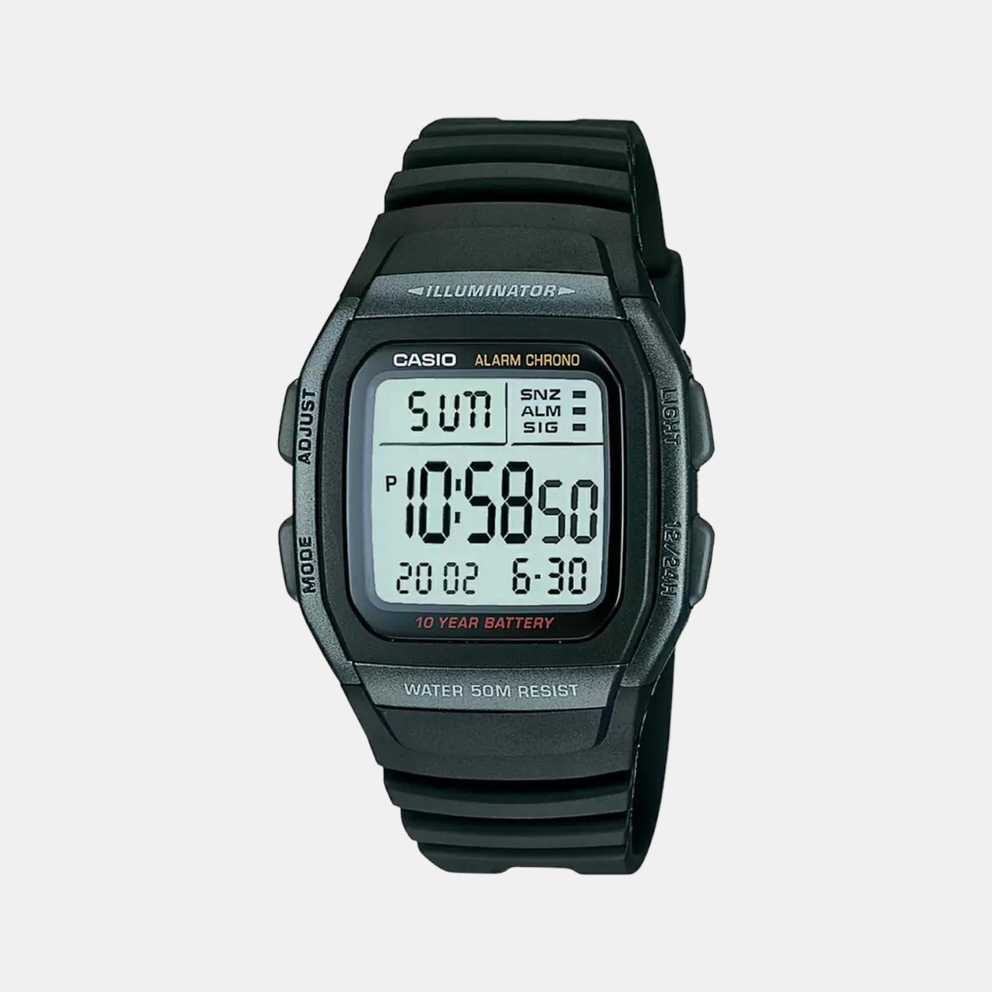 Youth Male Digital Resin Watch D054