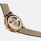 Le Locle Men's Automatic Leather Watch T0064283605200