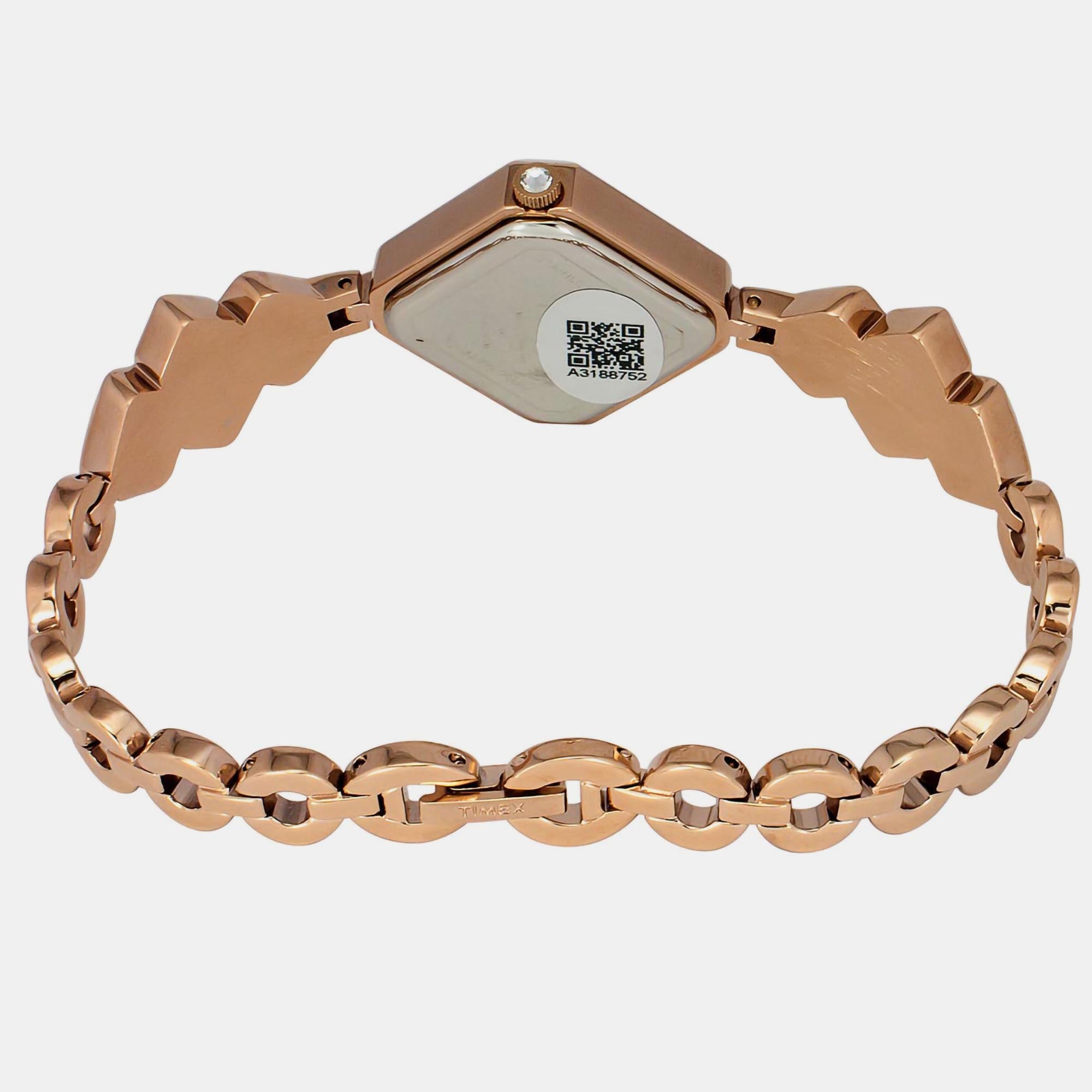 Timex Women Rhombus Mother Of Pearl watch