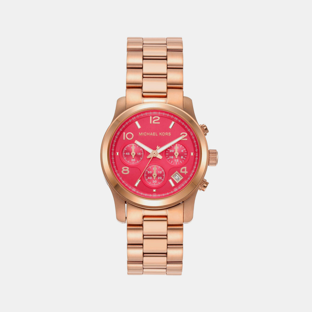 Michael Kors Round Pink Chronograph watch