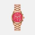 Michael Kors Round Pink Chronograph watch