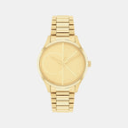 Calvin Klein Round Gold Analog watch