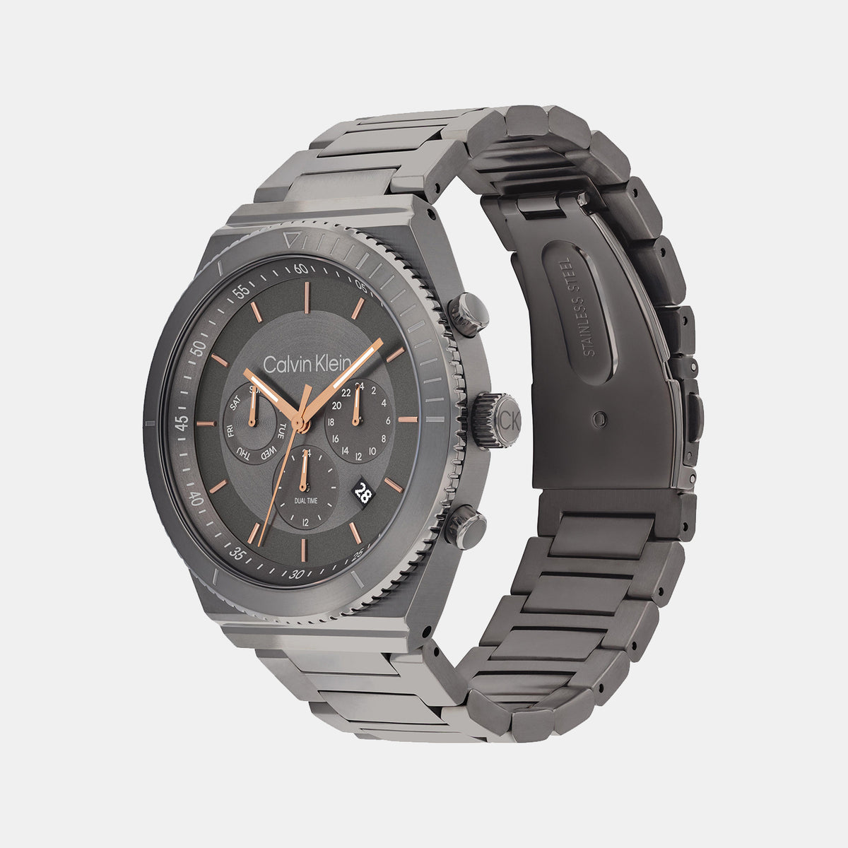 Calvin Klein 44 mm Tonneau Quartz watch