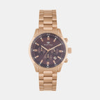 Mont Neo Round Brown Chronograph watch