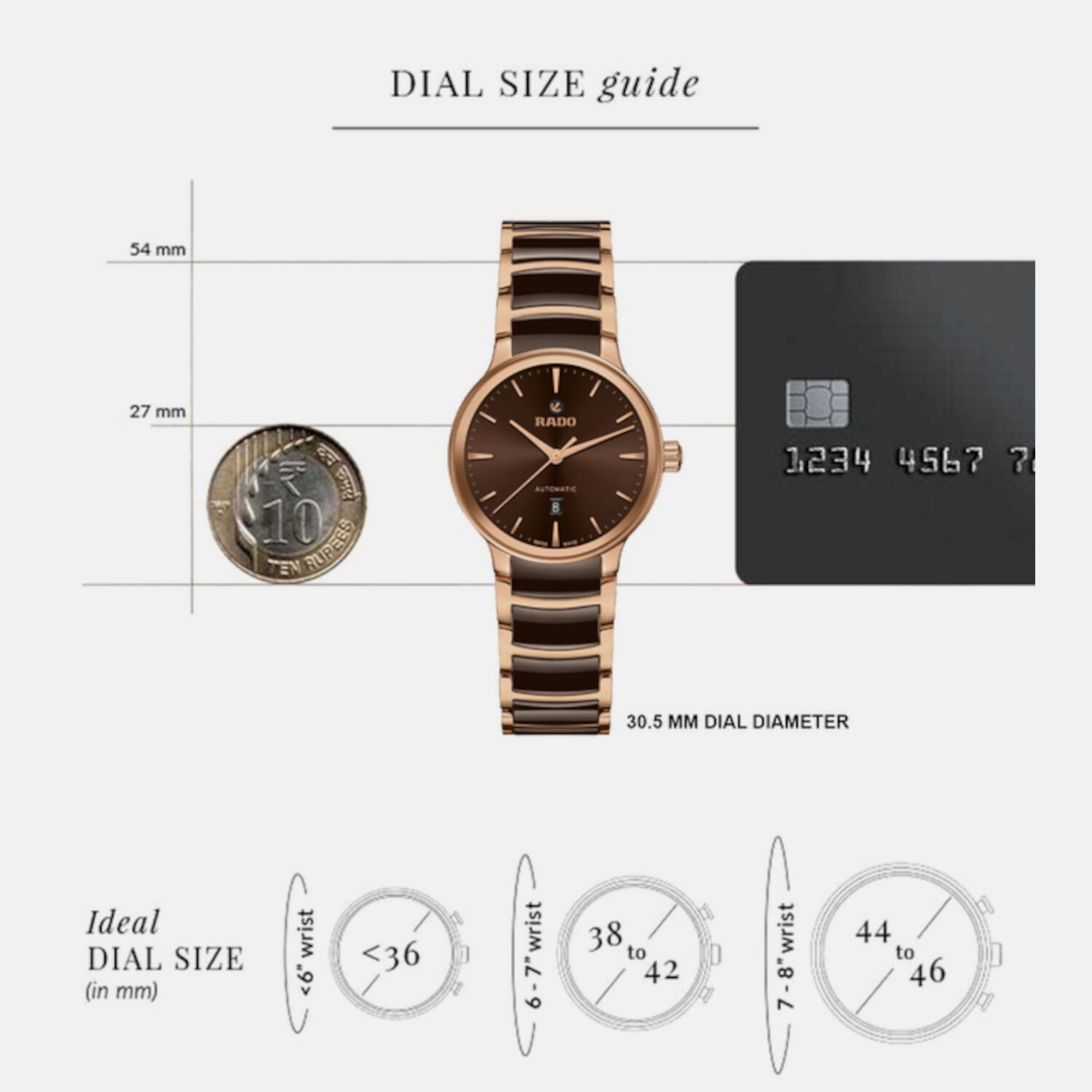 Rado Round Automatic Analog Unisex watch