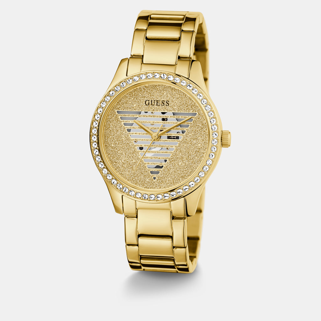 Guess Stainless Steel Champagne watch