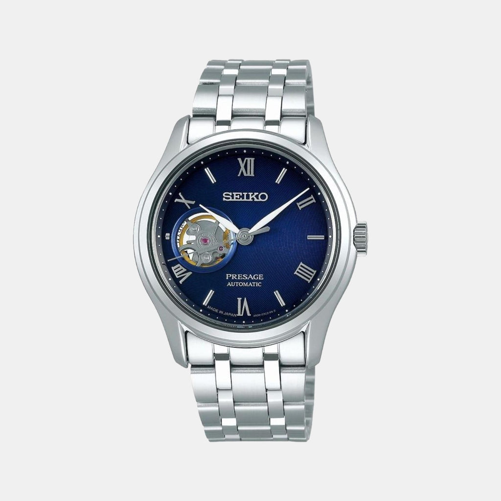 Seiko Round Blue Analog watch