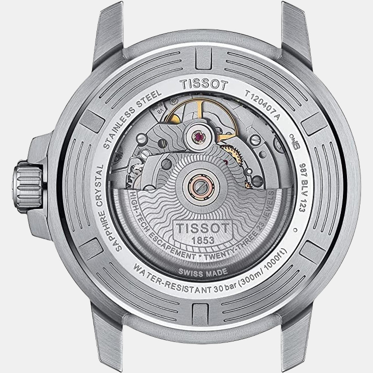 Seastar Men Automatic Grey Dial Analog Stainless Steel Watch T1204071108101