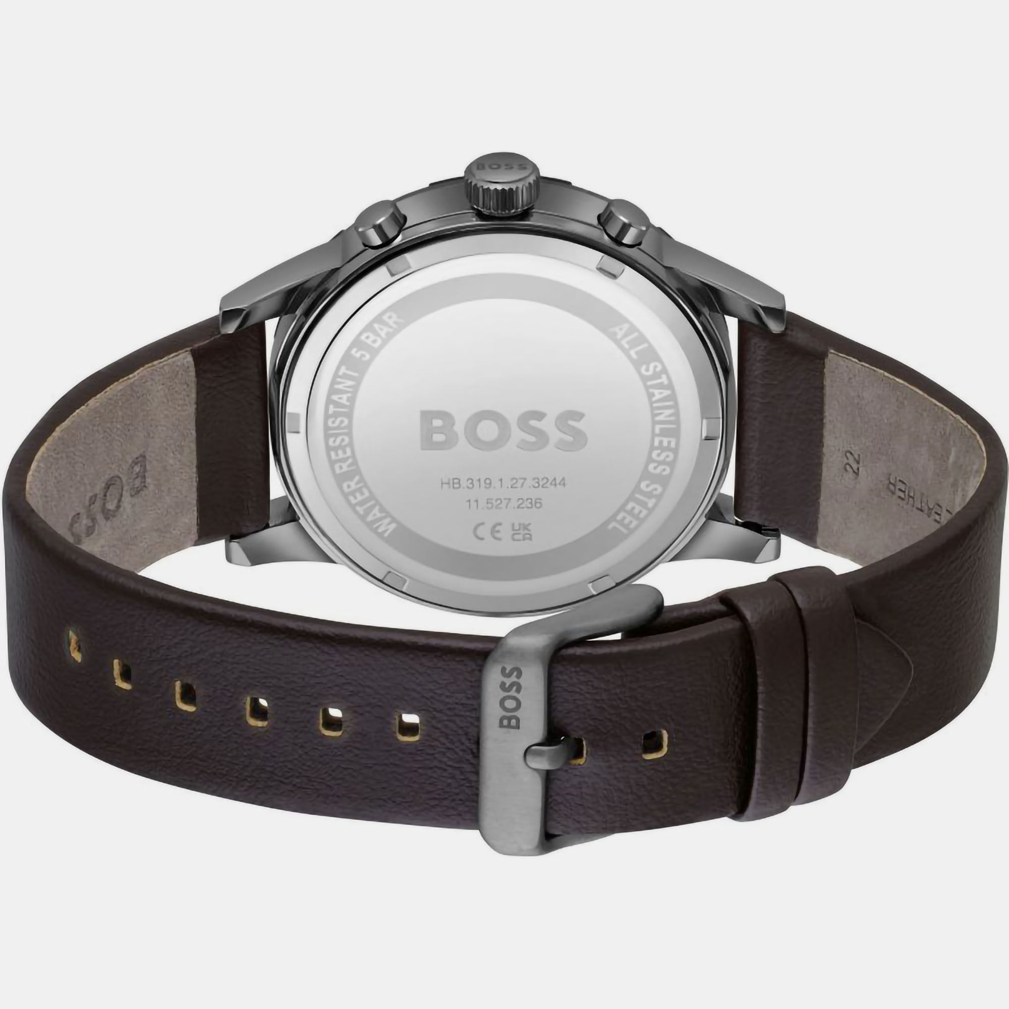 Boss Men Round Blue watch